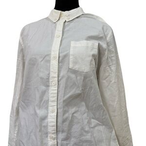 Medium White Men's Button Up